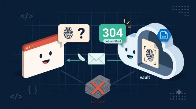 Stop Re-Downloading Unchanged Blobs: Let Azure Answer 304 for You